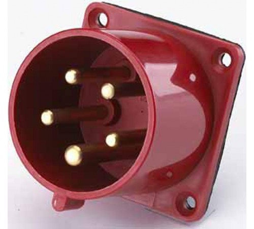 Вилка для скрытой проводки 625 3Р+РЕ+N 32А 380В IP44  26064DEK  DEKraft