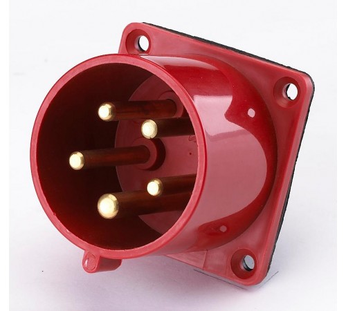 Вилка для скрытой проводки 625 3Р+РЕ+N 32А 380В IP44  26064DEK  DEKraft