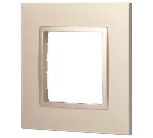 Рамка для розеток и выключателей Elegance 14-5011-04 Classic, на 1 пост, шампань  Б0060574  ЭРА