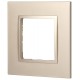 Рамка для розеток и выключателей Elegance 14-5011-04 Classic, на 1 пост, шампань  Б0060574  ЭРА