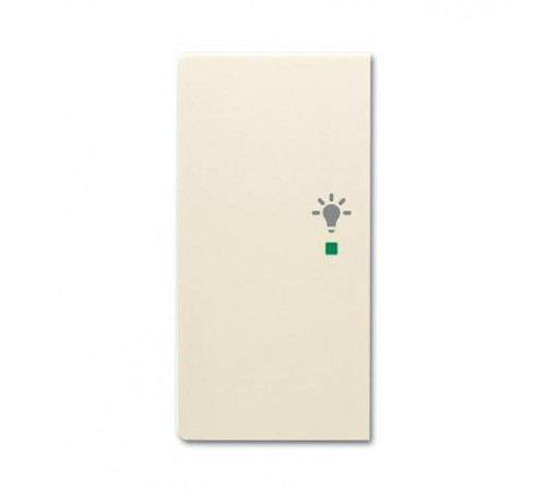 Клавиша двойная левая free@home, освещение, future, цвет слоновая кость  6220-0-0522   2CKA006220A0522  ABB