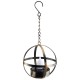 Cветильник садовый декоративный Лофт подвесной на цепи на солнечной батарее, ERASFM-02 металл, 28 см  Б0044846  ЭРА