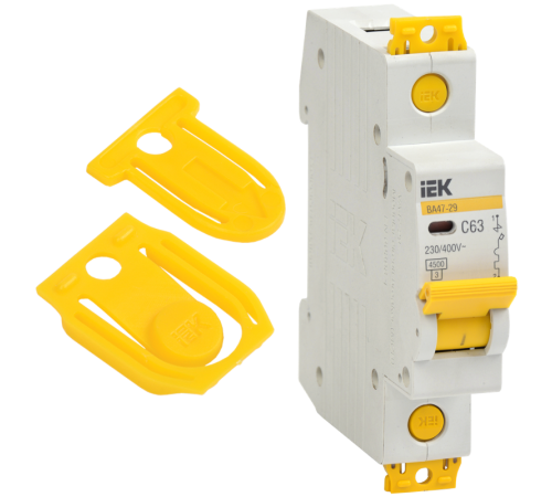 Заглушка для пломбировки ВА47-29  MVA20D-UBV-3  IEK