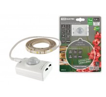 Умная подсветка SMD2835-30LED/m-IP20-5В-2,4Вт-6000К(1 м),датчик движ.и освещ.,акк. Li-Ion1100мАч  SQ0331-0501  TDM