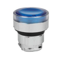 Головка кнопки OptiSignal D22 A4-PL-6 с подсветкой синяя металл ZB4BW363 332260 КЭАЗ