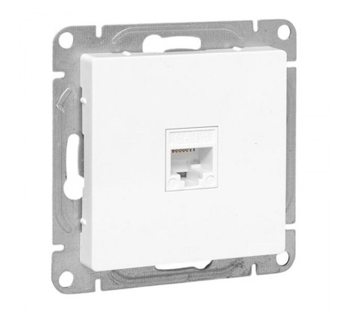 Механизм розетки RJ11, белый Эпика EKF  UP1-SOW-RJ11  EKF