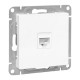 Механизм розетки RJ11, белый Эпика EKF  UP1-SOW-RJ11  EKF