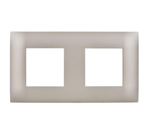 SKANDY Рамка 2-местная SK-F02Sh шампань  SK-M22-K37  IEK