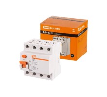 Выключатель дифференциальный (УЗО) ВД1-63 4п 100А 300мА тип AC  SQ0203-0049  TDM