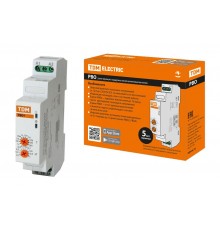 Реле времени РВО1-ВКЛ-0,1с/10дн-8А-12/230В-DIN (зад.вкл., 0,1с-10дней, 12-230В AC/DC)  SQ1503-0027  TDM