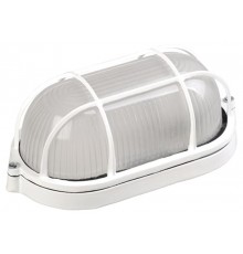 Светильник для ЖКХ НПП 1402 60Вт Е27 IP54 белый/овал с реш.  LNPP0-1402-1-060-K01  IEK