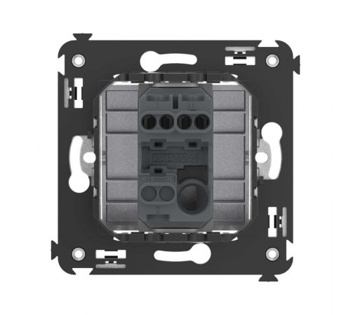 Кнопка одноклавишная в стену, "Avanti", "Закаленная сталь"  4404153  DKC