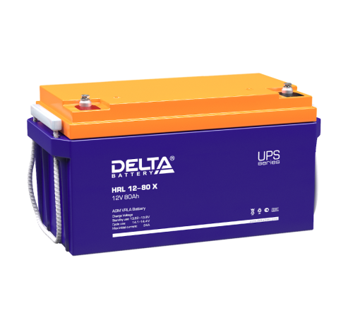 HRL 12-80 X Delta Аккумуляторная батарея  4614010610014  DELTA