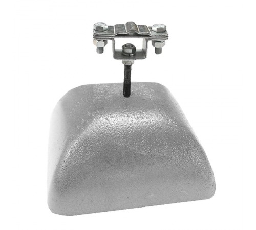 Держатель полоса/пруток для плоской кровли, оцинк. с бетоном 3.5 кг71975Ezetek