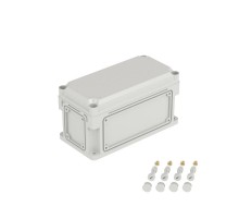 Корпус пластиковый RAM box IP67 300х150х160 мм(высота крышки 35) стенка с выбивными фланцами непрозрачная крышка  531310  DKC