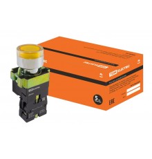 Кнопка BW3561 с подсветкой желтый 1з   SQ0704-0056  TDM