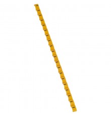 Маркер Duplix - чёрная маркировка на желтом фоне - условное обозначение - минус  038443  Legrand