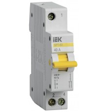 Выключатель-разъединитель (рубильник) трехпозиционный ВРТ-63 1п 40А  MPR10-1-040  IEK