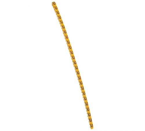 Маркер CAB 3 - для кабеля 0,5-1,5 мм - заглавная буква U  038320  Legrand