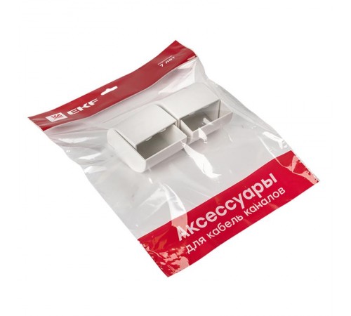 Заглушка (60х40) (4 шт) Plast EKF PROxima Белый    ecw-60-40x4   EKF