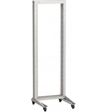 ITK LINEA F Стойка 1-рамная на рол. 20U 600х600мм серая  LF35-20U66-1RM  ITK