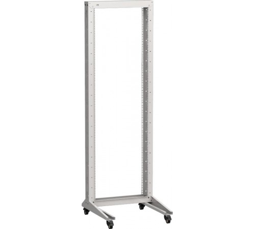 ITK LINEA F Стойка 1-рамная на рол. 20U 600х600мм серая  LF35-20U66-1RM  ITK