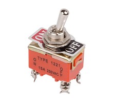 Тумблер 250V 15А (4c) ON-OFF двухполюсный  36-4130  REXANT