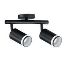 Светильник-спот настенно-потолочный под лампу GU10, черный ML232  41489  FERON