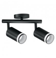 Светильник-спот настенно-потолочный под лампу GU10, черный ML232  41489  FERON