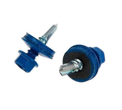 Саморез КР св. 4,8х28 RAL-5005 (насыщенный синий) (300 шт) - ведро ( 1,584 кг)  124451  Tech-KREP