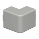 Крышка внешнего угла кабельного канала WDK 25x40 мм (ПВХ,серый) (WDK HA25040GR)  6158382  OBO Bettermann