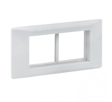 Рамка+суппорт на 4 модуля (2 поста) для парапетного кабельного канала C-Line  sup-4-105-50  EKF