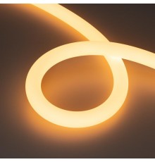 Светодиодная лента герметичная MOONLIGHT-SIDE-A336-D25mm 24V Warm2300 360deg (14.4 W/m, IP65, 2835, 5m, wire x1) (Arlight, Вывод кабеля боковой)  038