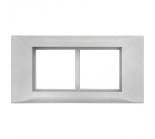 Рамка+суппорт на 4 модуля (2 поста) для парапетного кабельного канала C-Line  sup-4-105-50  EKF