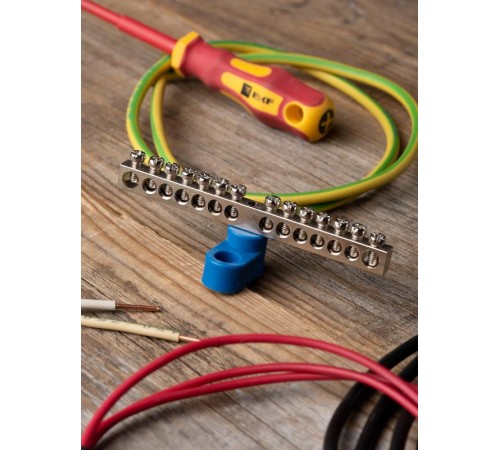 Шина "N" 63.14 (1-н изолятор стойка) никель EKF PROxima  sn1-63-14-1  EKF