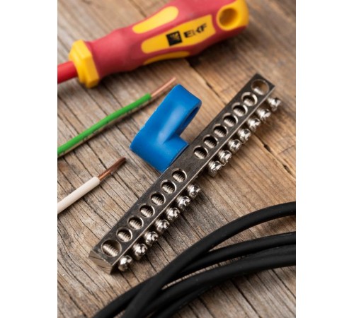 Шина "N" 63.14 (1-н изолятор стойка) никель EKF PROxima  sn1-63-14-1  EKF