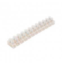 Клеммная колодка винтовая KВ-12 (4-12 мм), ток 16 A, полиэтилен белый (ЗВИ)  07-5012  REXANT