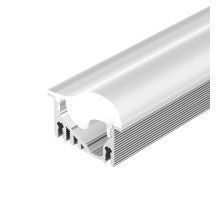 Профиль с экраном ALU-ASYMETRIC-2000 ANOD+FROST LENS  019270  Arlight