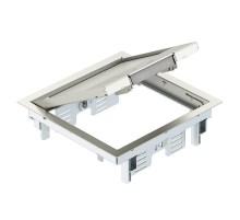 Лючок GES4M-2 (универсальный) 6xModul45 (сталь) (GES4M-2 10U)  7405191  OBO Bettermann