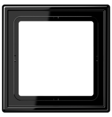 Рамка для вертикальной и горизонтальной установки, 1 пост; дюропласт; черный; LS990  LS981SW  Jung