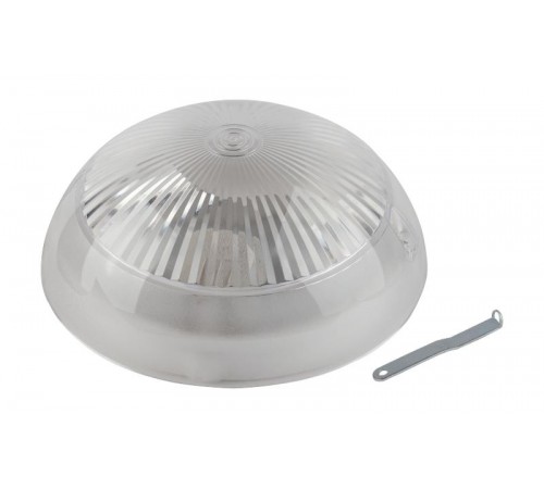 Светильник пылевлагозащищенный под лампу для ЖКХ НБП 06-60-011 антивандальный (прозр) "Сириус" 60Вт, Е27, 220В, IP54, У3  Б0048409  ЭРА