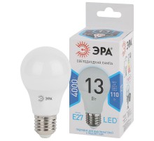 Лампа светодиодная LED 13Вт Е27 4000К СТАНДАРТ smd A60-13W-840-E27  Б0020537  ЭРА