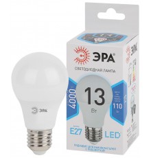 Лампа светодиодная LED 13Вт Е27 4000К СТАНДАРТ smd A60-13W-840-E27  Б0020537  ЭРА