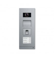 Станция вызова, видео, 3 кл., со счит. отпечатка пальца, сталь  8300-0-0437   2CKA008300A0437  ABB