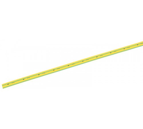 Термоусадочная трубка ТТУ нг-LS 10/5 желто-зеленая 1 м  UDRS-D10-1-K52  IEK
