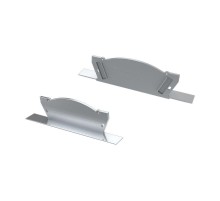 Заглушка для ALM-ARC-DOUBLE серая с отверстием  026795  Arlight