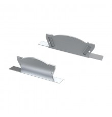 Заглушка для ALM-ARC-DOUBLE серая с отверстием  026795  Arlight