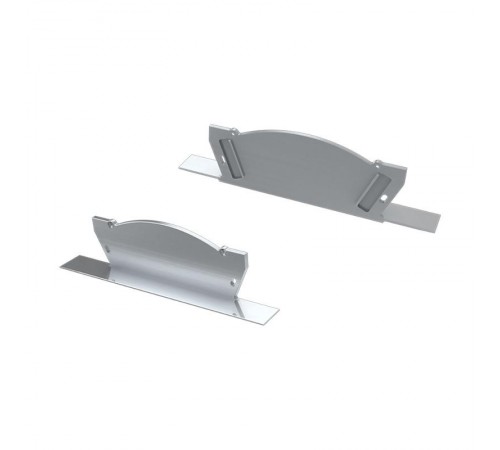 Заглушка для ALM-ARC-DOUBLE серая с отверстием  026795  Arlight