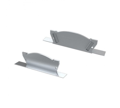 Заглушка для ALM-ARC-DOUBLE серая с отверстием  026795  Arlight