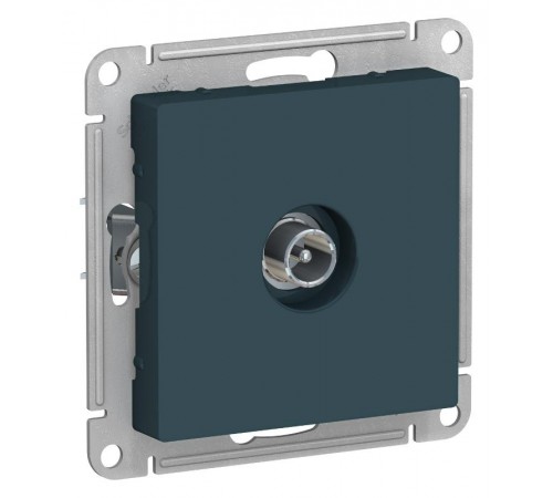 AtlasDesign Изумруд Розетка TV проходная 4DB, механизм  ATN000892  SE